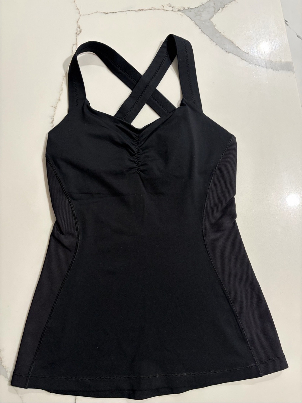 lululemon athletica Black Crisscross Workout Tank